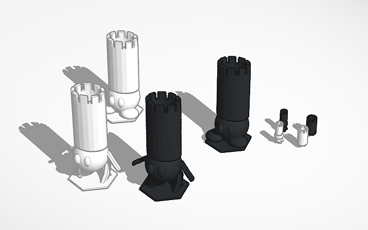 Original Rook Design 3D design rook designs - Tinkercad