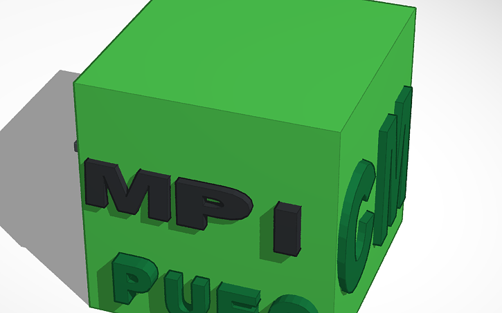 3D design cube - Tinkercad