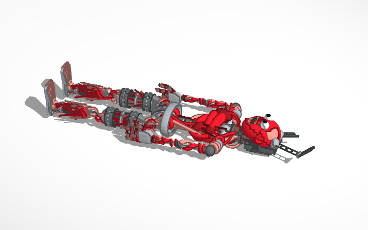 3D design Springtrap endoskeleton - Tinkercad