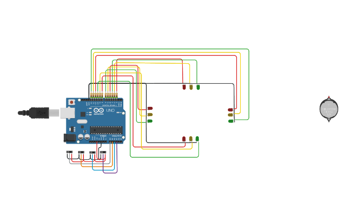 Circuit design EI PROJECT - Tinkercad