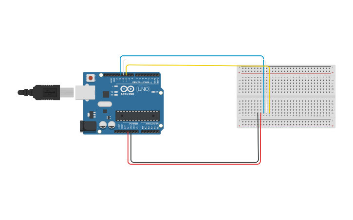 Circuit design LED Dot Matrix Module (MAX7219) - Tinkercad