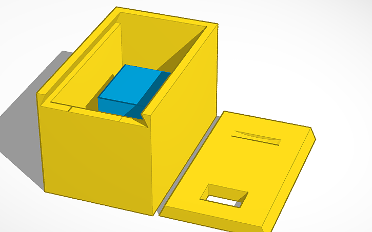 3D design Relay module box - Tinkercad