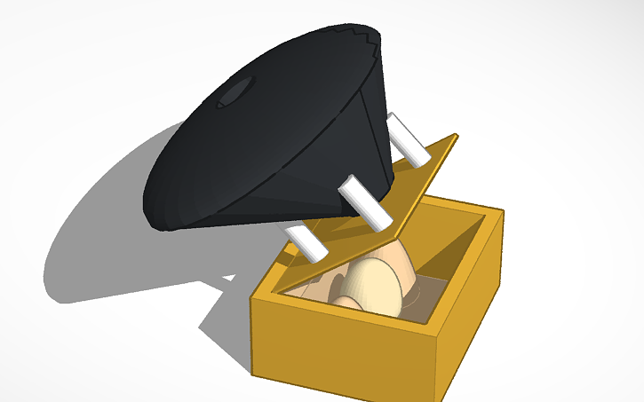 3D design egg drop challenge - Tinkercad