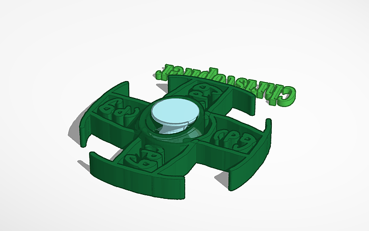 3D design Copy of Simple Fidget Spinner - Tinkercad