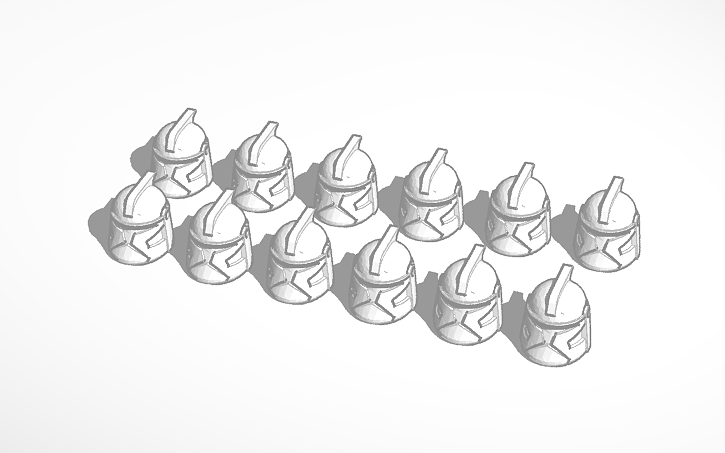 3D design lego phase 1 clonetrooper helmet - Tinkercad