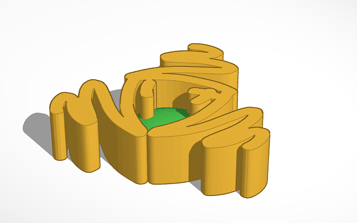 3D design time stone - Tinkercad