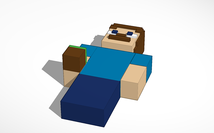 3D design Minecraft Steve - Tinkercad