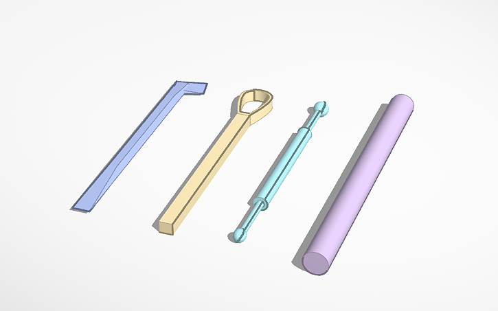 3D design Clay Tools v3!! - Tinkercad