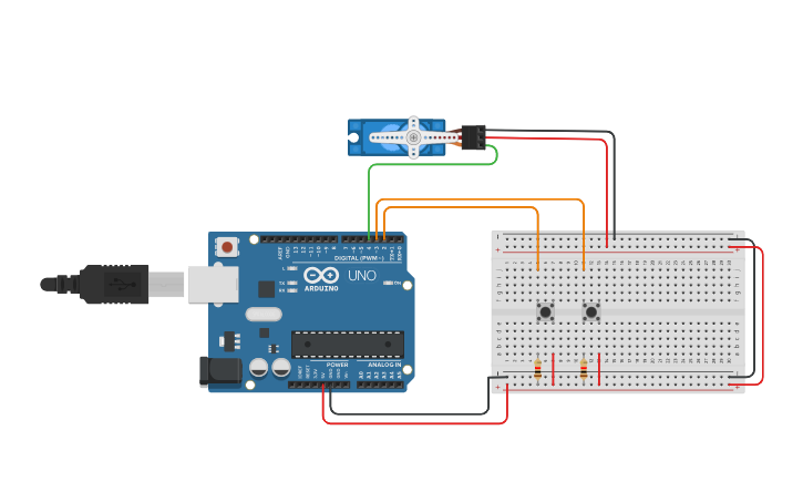 Circuit design Lab 10, level 2 - Tinkercad