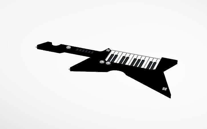 3D design The Sweet Nightmares Keytar - Tinkercad