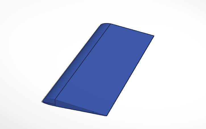 3D design Airplane Wing - Tinkercad
