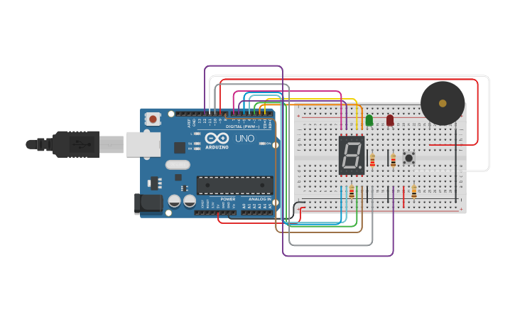 Timer Cad Block Circuit design Timer - Tinkercad