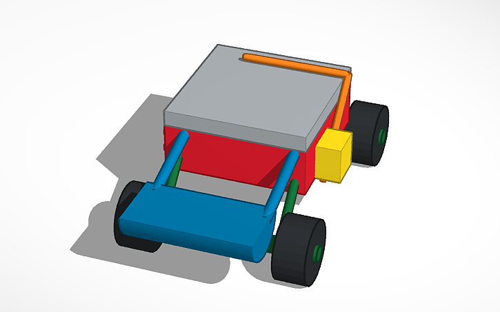3D design Mars rover - Tinkercad