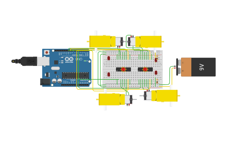 Circuit design Incredible Turing - Tinkercad
