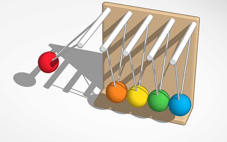 3D design Pendulum - Tinkercad