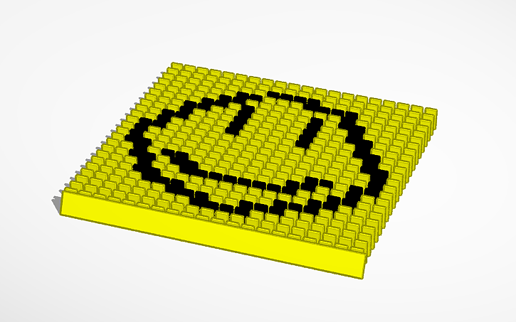 3D design Smiley Face - Tinkercad
