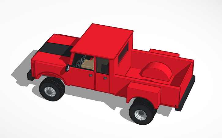 3D design MPA Spitfire i6 Diesel w/Extended Cab - Tinkercad