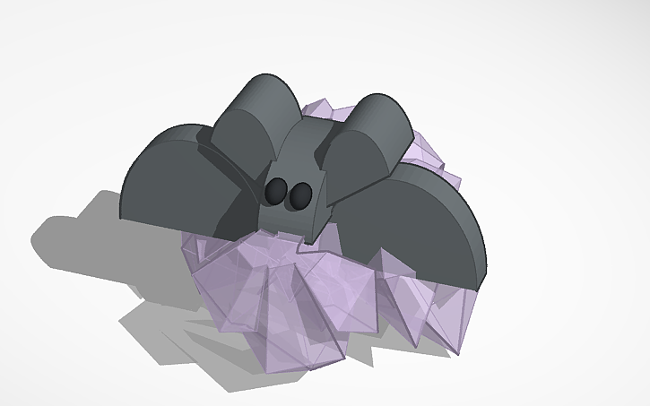 3D design ATSED:Crystal Bat. - Tinkercad