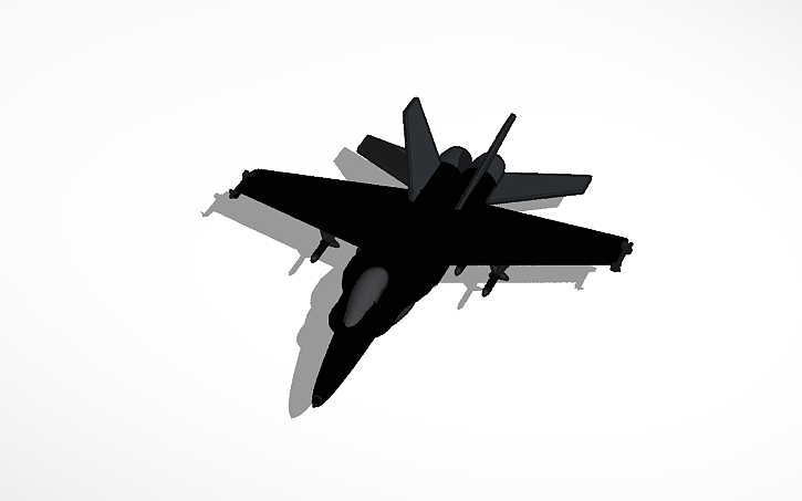 3D design Jet - Tinkercad