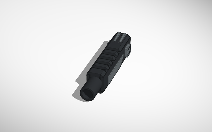 3D design Railgun - Tinkercad