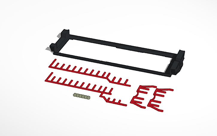 3D design Trackmaster GEVO frame - Tinkercad