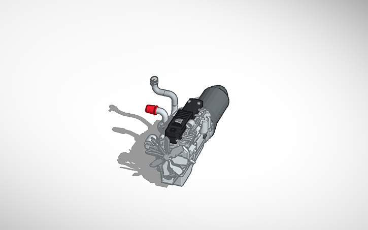3D design 6.7L Cummins Turbo Diesel and 6 speed Automatic Transmission ...