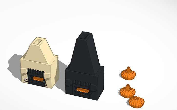 Tinkering R Chimney 3D design chimney - Tinkercad
