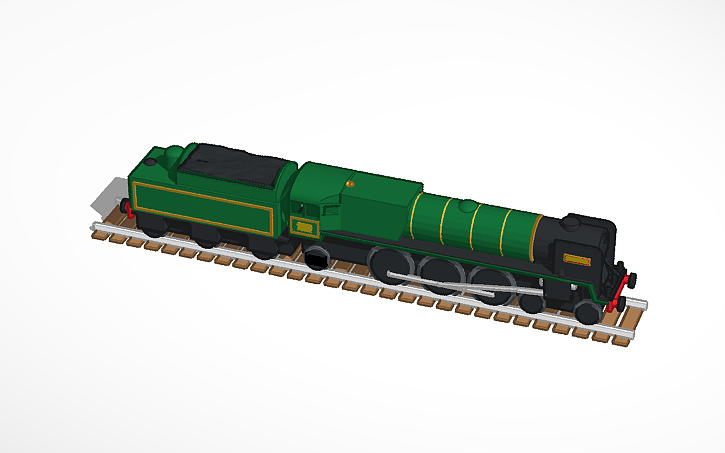 3D design BR Standard Class 7 Britannia No.70000 - Tinkercad
