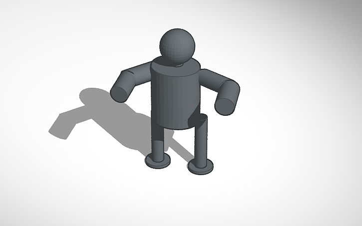 3D design Copy of simple robot - Tinkercad