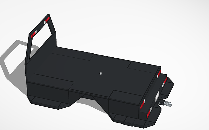 3D design Flatbed for Truck - Tinkercad