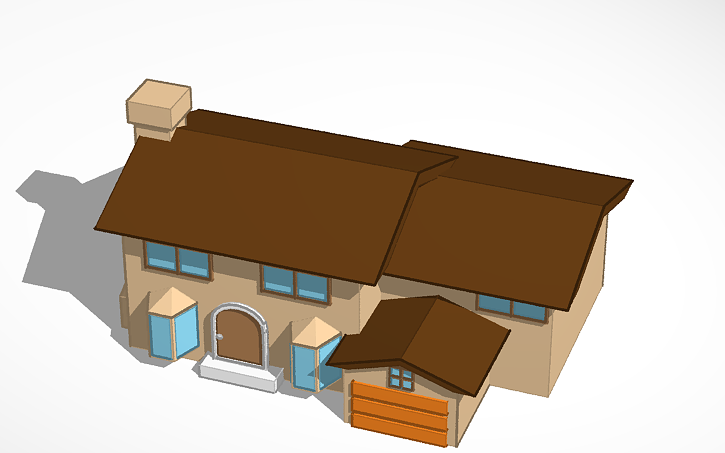 3D design The Simpsons - Tinkercad