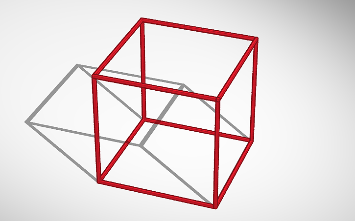 3D design My 2 inch cube guide for keychain size - Tinkercad