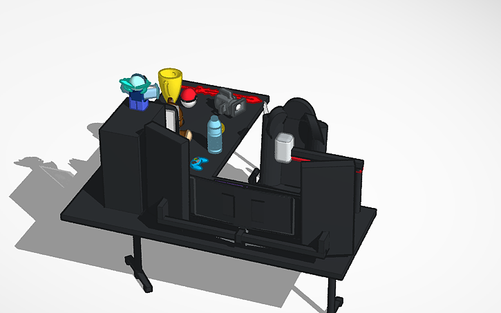 3D design the ultimate gaming setup - Tinkercad