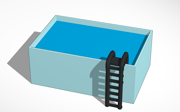 3D design pool - Tinkercad