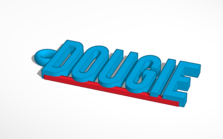 3D design dougie - Tinkercad