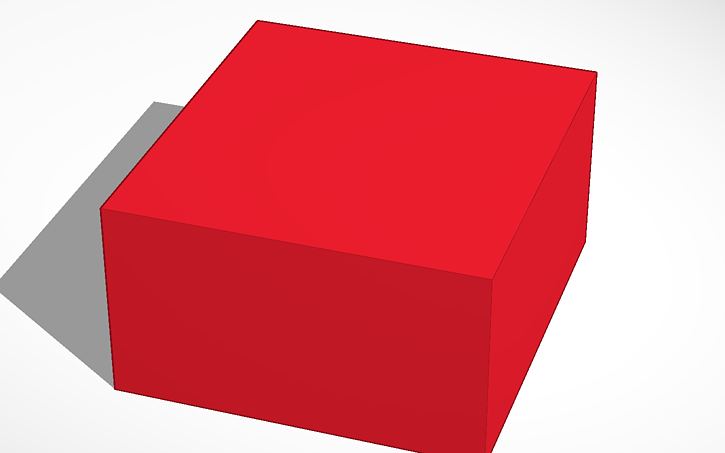 3D design Mini Minecraft Box - Tinkercad