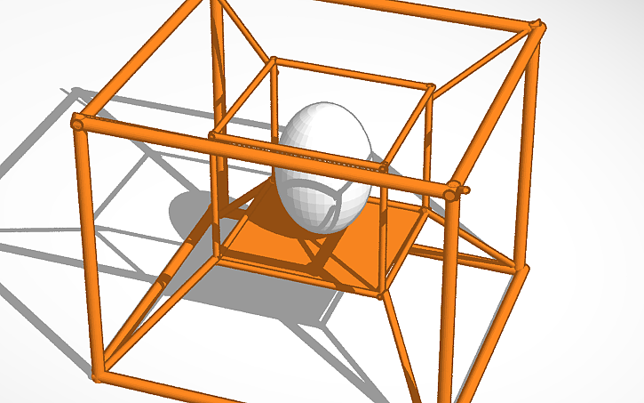 3D design Egg Drop Plan - Tinkercad