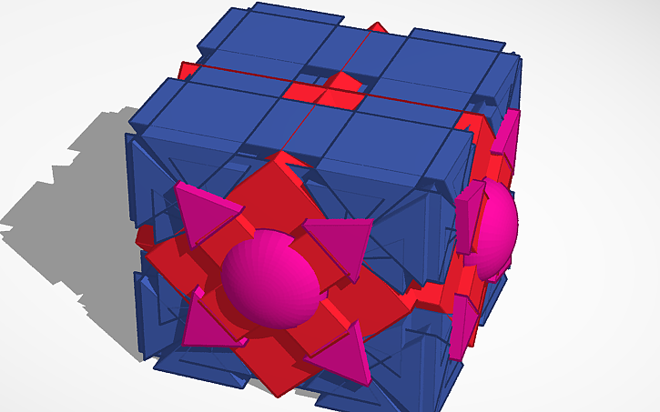 3D design cube - Tinkercad