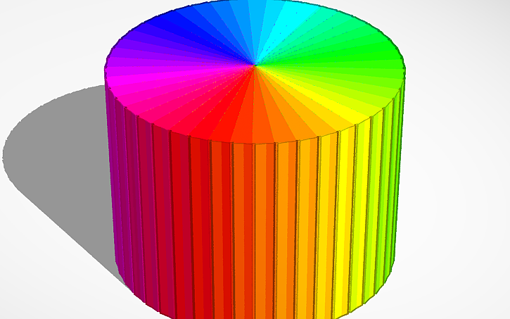 3D design gradient - Tinkercad