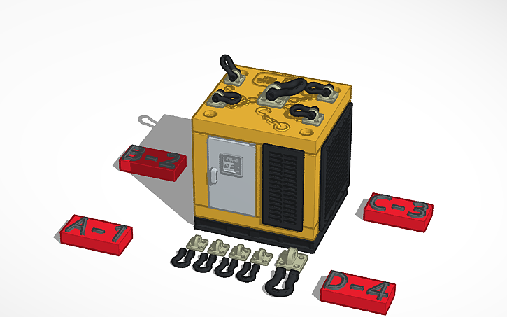 3D design Small Generator - Tinkercad