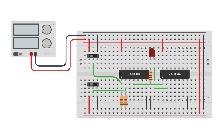 Circuit design LAB 2 - Tinkercad