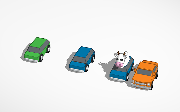 3D design cars (SIMLAB) - Tinkercad