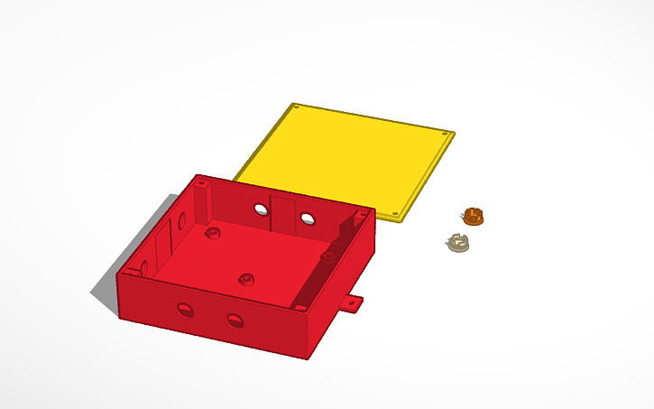 3D design Slim Electric Conjunction Box - Tinkercad