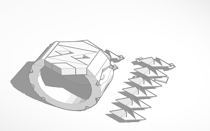 Power Rings Design 3D design Z-Power-Ring - Tinkercad