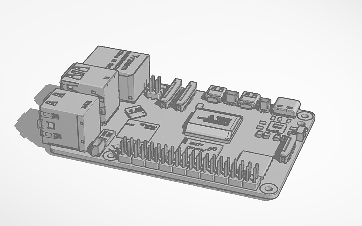 Raspberry Pi Cad/design 3D design raspberry pi 5 - Tinkercad