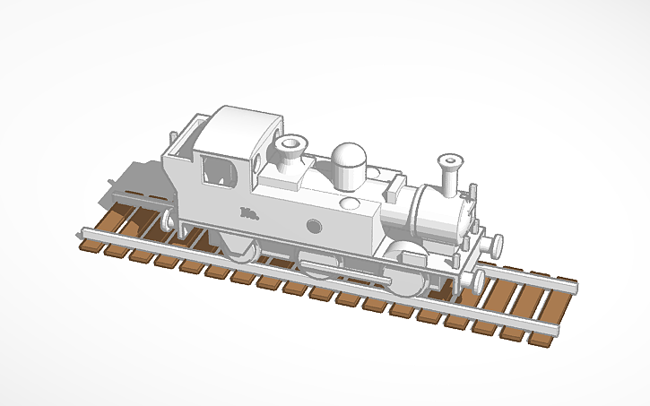 3D design GWR 14xx Template - Tinkercad