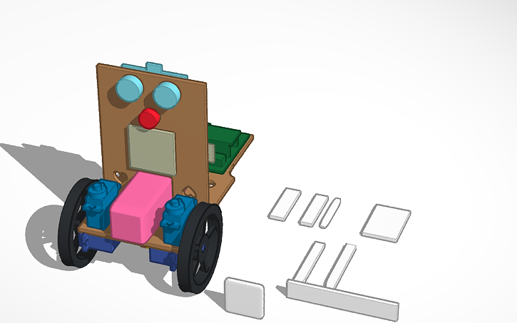 3D design Arduino Robot - Tinkercad