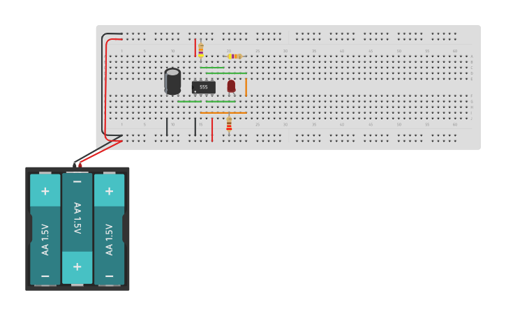 Circuit design Timer - Tinkercad