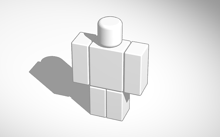 3D design Roblox Avatar R6 Template(Credits:Zheyi Zhang) - Tinkercad