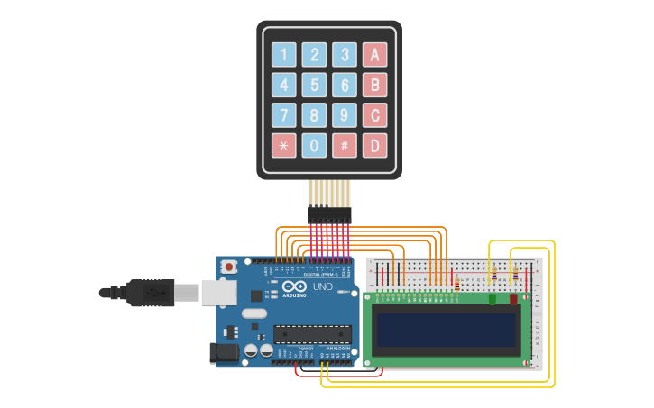 Circuit design TUGAS 3 - Tinkercad